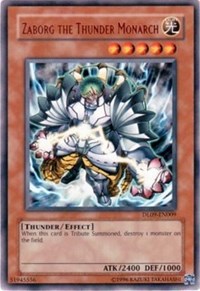 Zaborg the Thunder Monarch (Blue) [DL09-EN009] Rare | Galaxy Games LLC