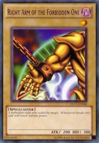 Right Arm of the Forbidden One (Purple) [DL11-EN004] Rare | Galaxy Games LLC