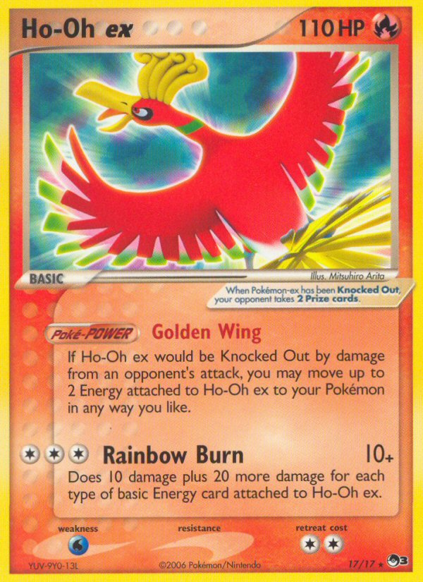 Ho-Oh ex (17/17) (Holo) [POP Series 3] | Galaxy Games LLC