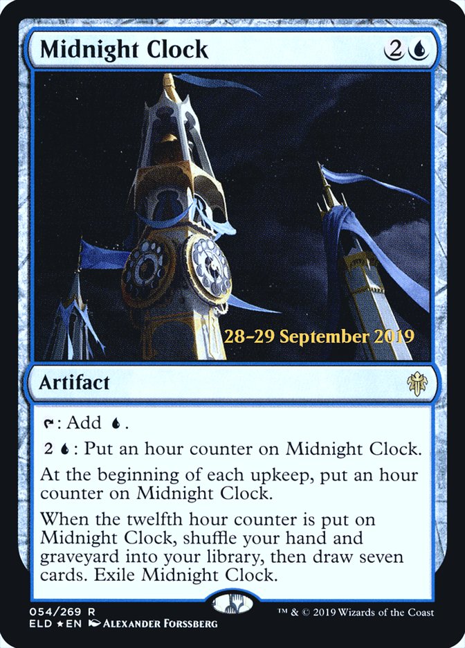 Midnight Clock [Throne of Eldraine Prerelease Promos] | Galaxy Games LLC