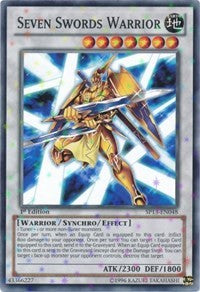 Seven Swords Warrior [SP13-EN048] Starfoil Rare | Galaxy Games LLC