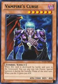 Vampire's Curse (Green) [DL16-EN003] Rare | Galaxy Games LLC