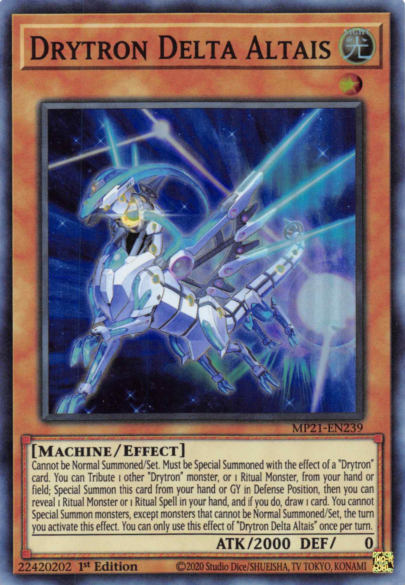 Drytron Delta Altais [MP21-EN239] Super Rare | Galaxy Games LLC