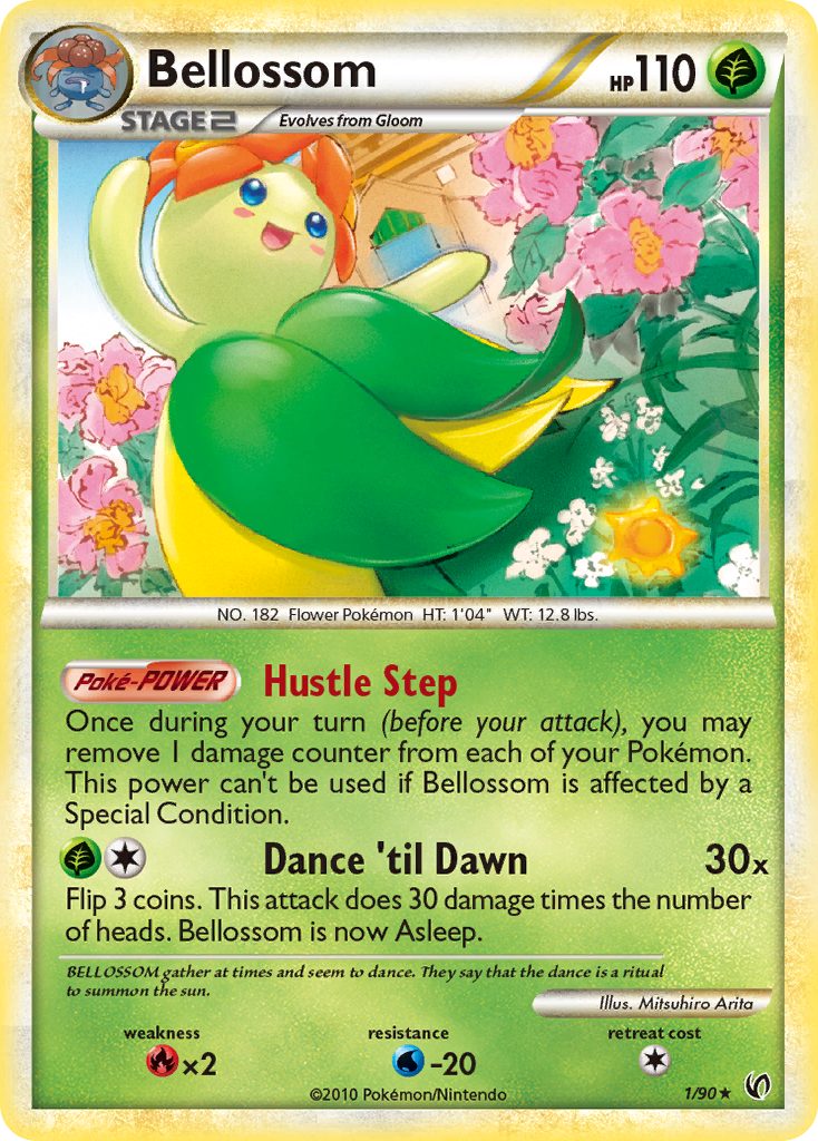 Bellossom (1/90) [HeartGold & SoulSilver: Undaunted] | Galaxy Games LLC