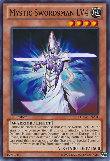Mystic Swordsman LV4 [LCYW-EN201] Common | Galaxy Games LLC