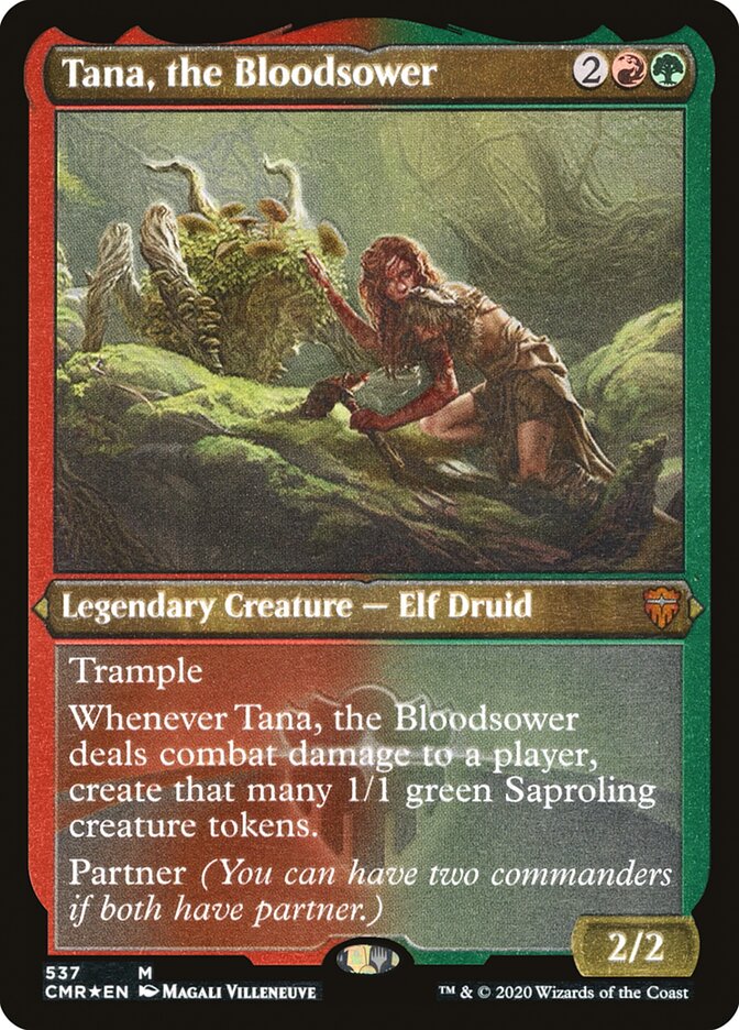 Tana, the Bloodsower (Etched) [Commander Legends] | Galaxy Games LLC