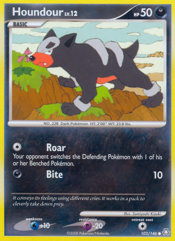 Houndour (103/146) [Diamond & Pearl: Legends Awakened] | Galaxy Games LLC