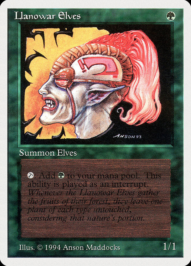 Llanowar Elves [Summer Magic / Edgar] | Galaxy Games LLC