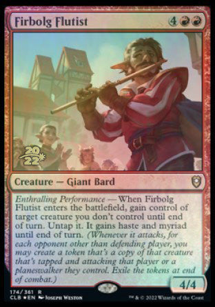 Firbolg Flutist [Commander Legends: Battle for Baldur's Gate Prerelease Promos] | Galaxy Games LLC