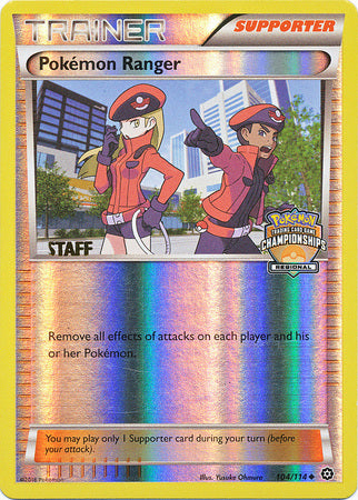 Pokemon Ranger (104/114) (Regional Championship Promo Staff) [XY: Steam Siege] | Galaxy Games LLC