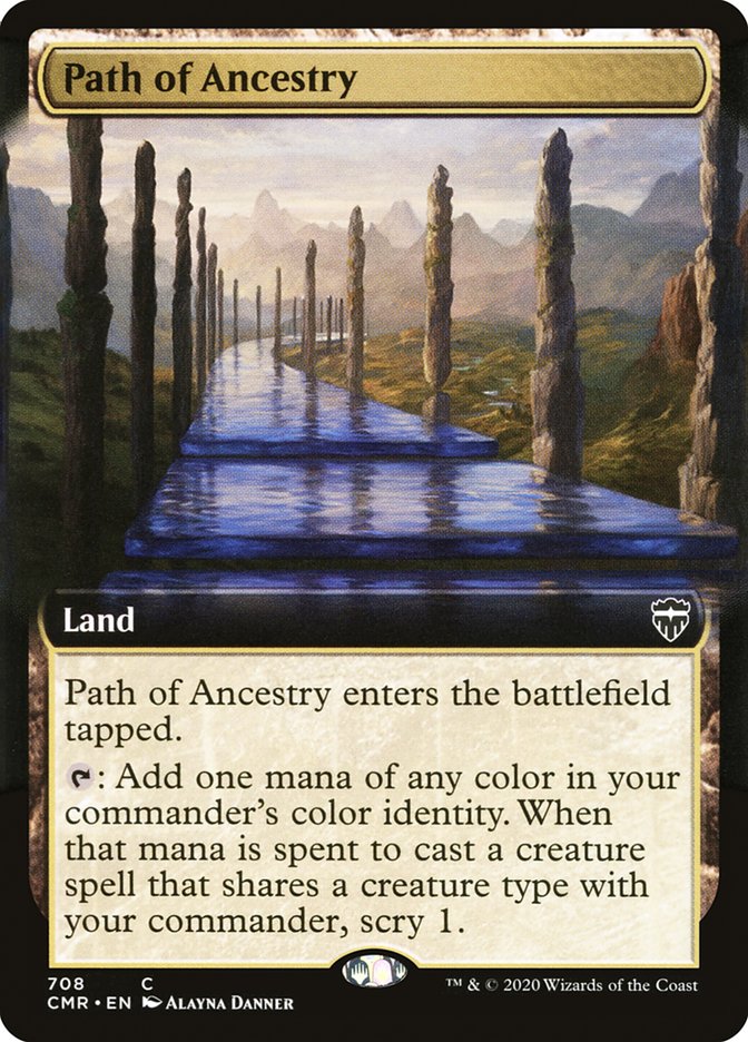 Path of Ancestry (Extended Art) [Commander Legends] | Galaxy Games LLC