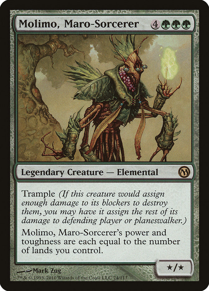 Molimo, Maro-Sorcerer [Duels of the Planeswalkers] | Galaxy Games LLC