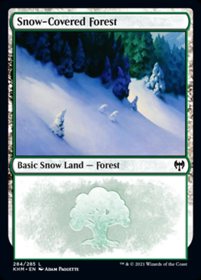 Snow-Covered Forest (284) [Kaldheim] | Galaxy Games LLC