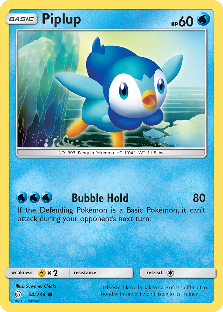 Piplup (54/236) [Sun & Moon: Cosmic Eclipse] | Galaxy Games LLC