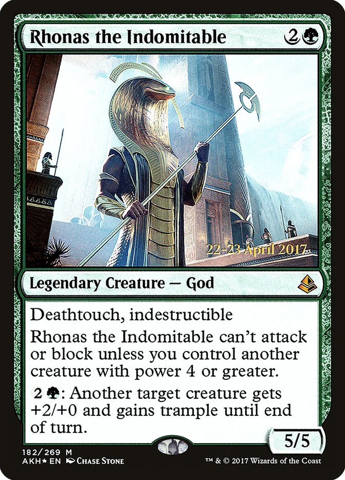 Rhonas the Indomitable [Amonkhet Prerelease Promos] | Galaxy Games LLC