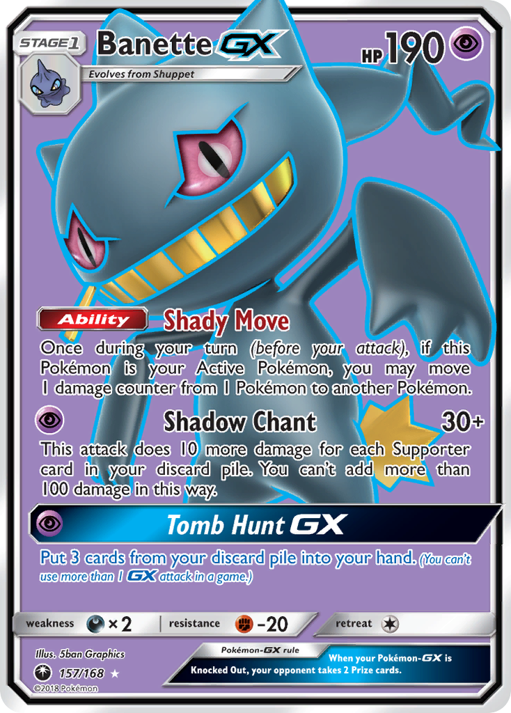 Banette GX (157/168) [Sun & Moon: Celestial Storm] | Galaxy Games LLC