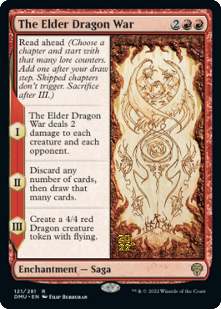 The Elder Dragon War [Dominaria United Prerelease Promos] | Galaxy Games LLC