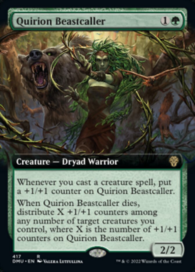 Quirion Beastcaller (Extended Art) [Dominaria United] | Galaxy Games LLC