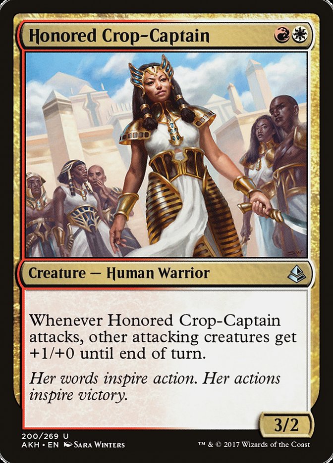 Honored Crop-Captain [Amonkhet] | Galaxy Games LLC