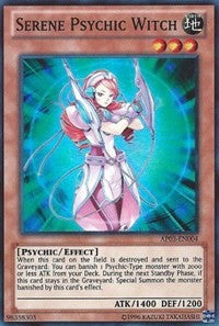 Serene Psychic Witch [AP03-EN004] Super Rare | Galaxy Games LLC