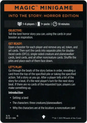 Into the Story: Horror Edition (Magic Minigame) [Innistrad: Midnight Hunt Minigame] | Galaxy Games LLC