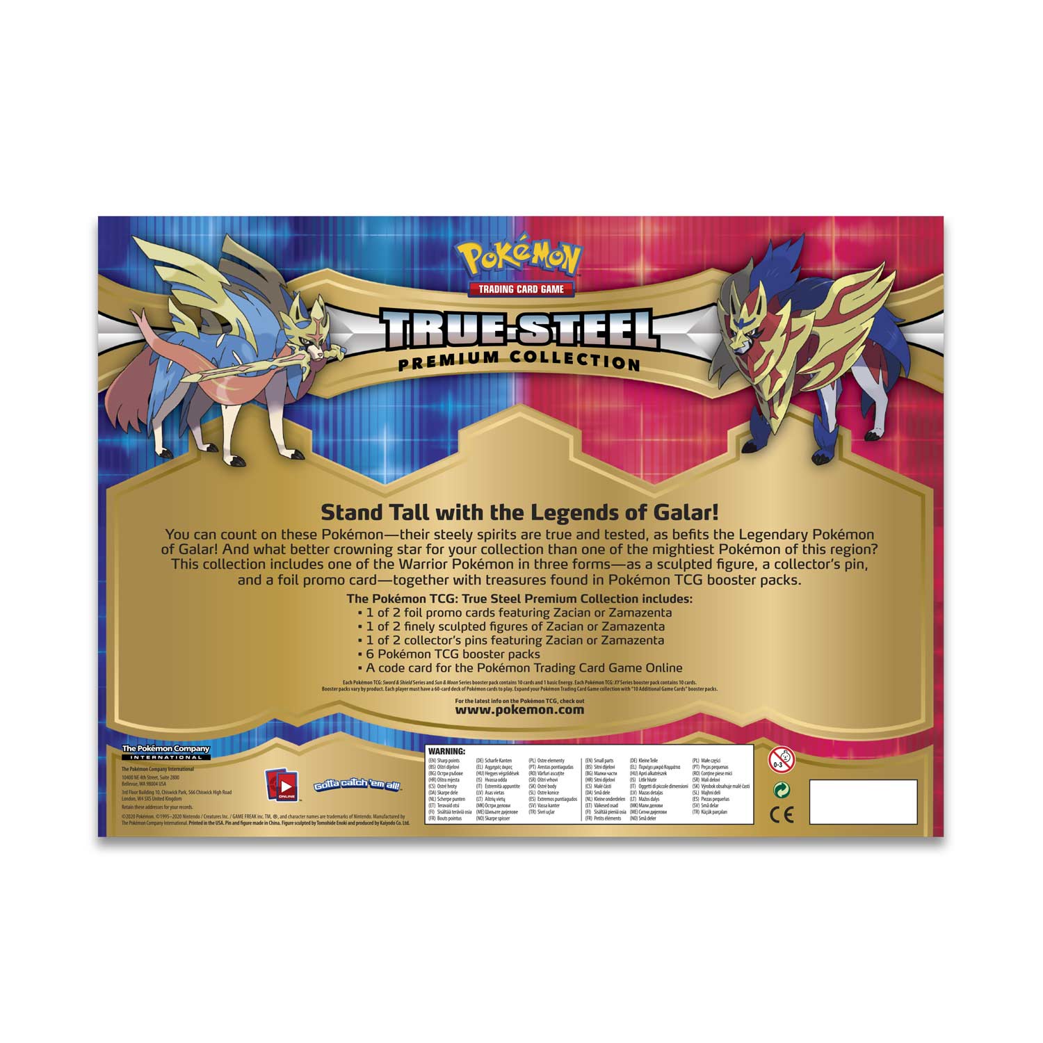 Sword & Shield: Darkness Ablaze - True Steel Premium Collection (Zamazenta) | Galaxy Games LLC