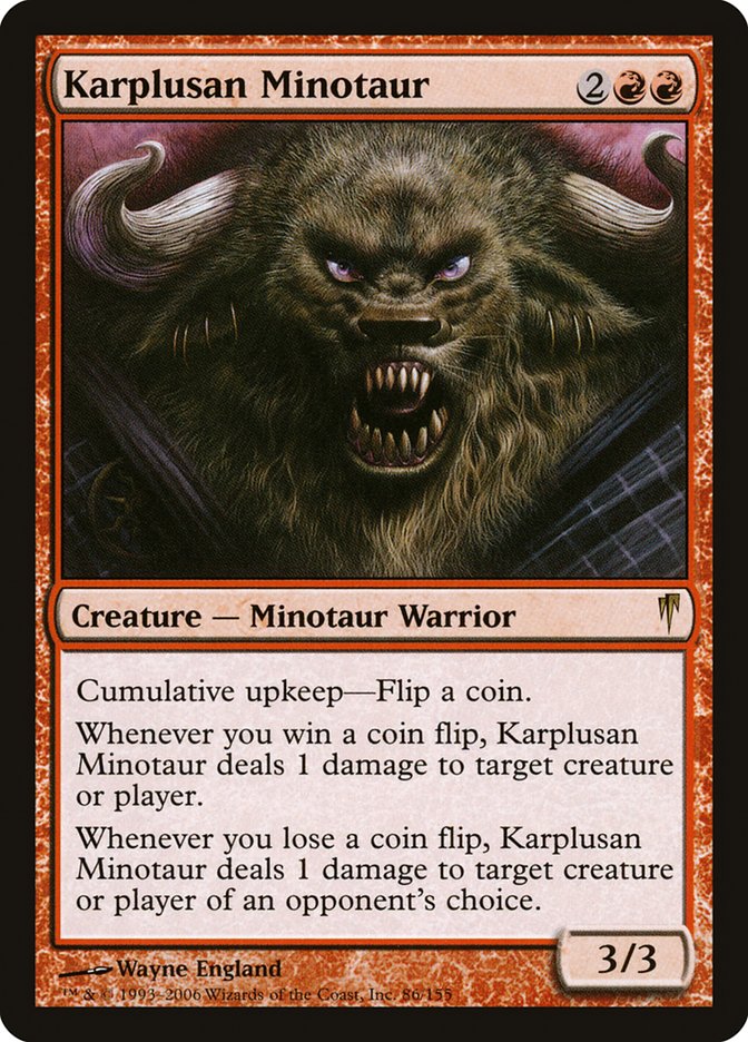 Karplusan Minotaur [Coldsnap] | Galaxy Games LLC