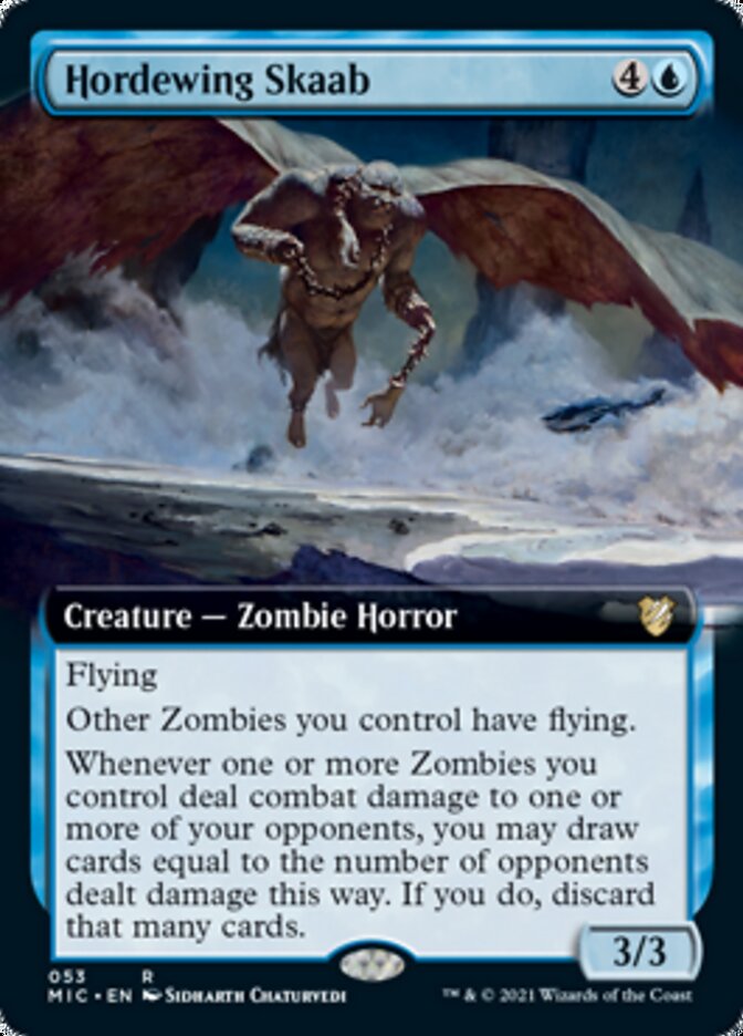 Hordewing Skaab (Extended Art) [Innistrad: Midnight Hunt Commander] | Galaxy Games LLC