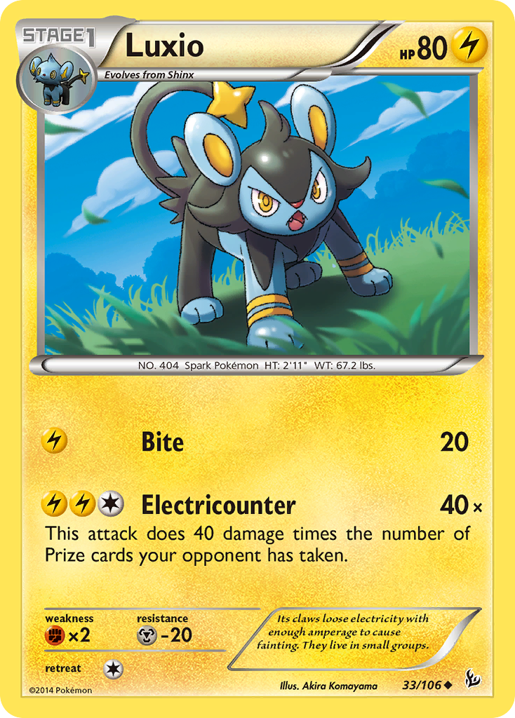 Luxio (33/106) [XY: Flashfire] | Galaxy Games LLC