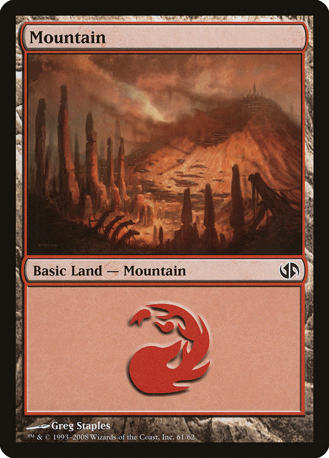 Mountain (61) [Duel Decks: Jace vs. Chandra] | Galaxy Games LLC