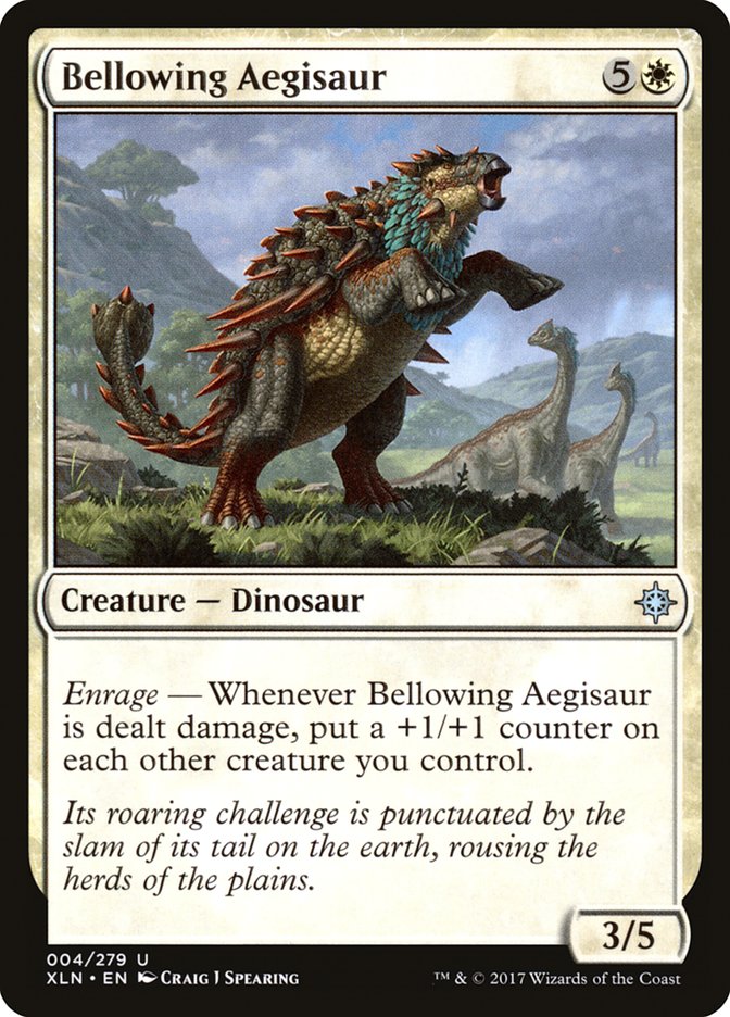 Bellowing Aegisaur [Ixalan] | Galaxy Games LLC