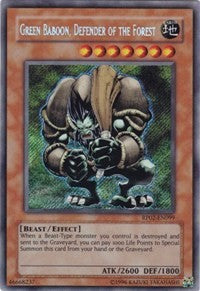 Green Baboon, Defender of the Forest [RP02-EN099] Secret Rare | Galaxy Games LLC