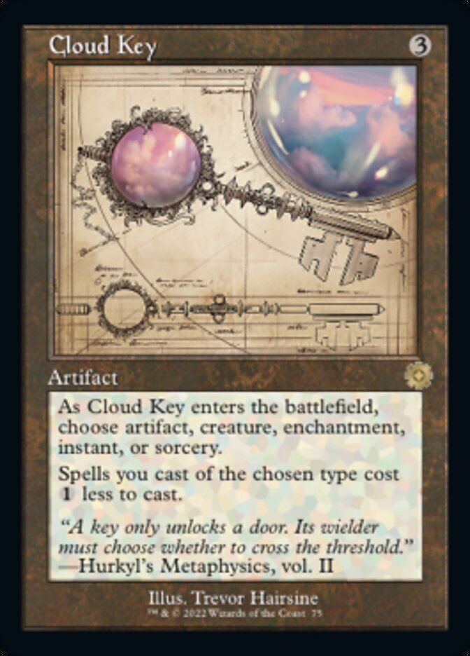 Cloud Key (Retro Schematic) [The Brothers' War Retro Artifacts] | Galaxy Games LLC