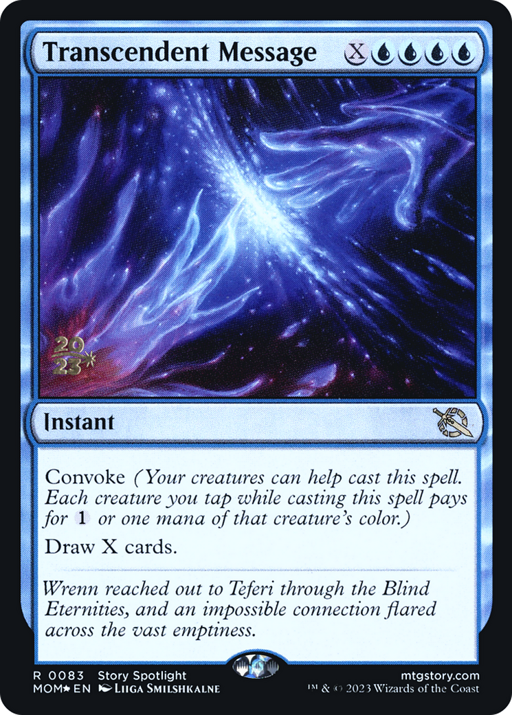 Transcendent Message [March of the Machine Prerelease Promos] | Galaxy Games LLC