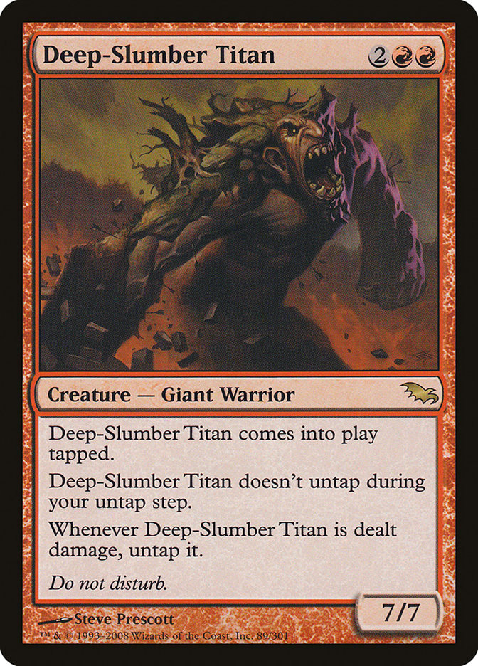 Deep-Slumber Titan [Shadowmoor] | Galaxy Games LLC