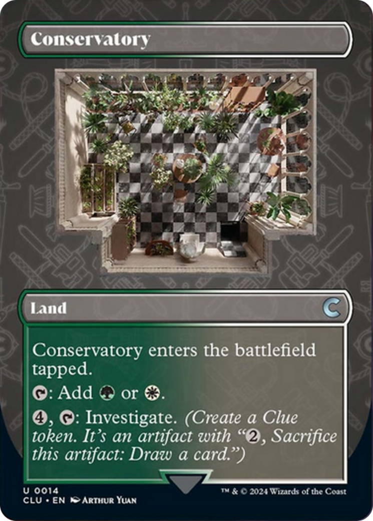 Conservatory (Borderless) [Ravnica: Clue Edition] | Galaxy Games LLC