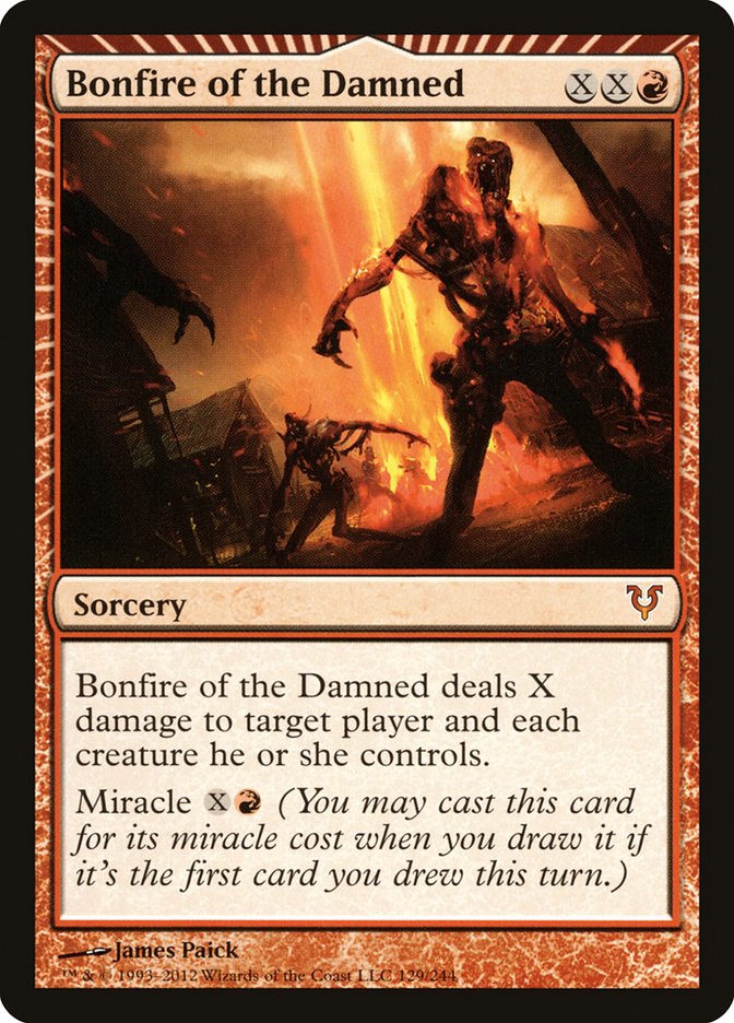 Bonfire of the Damned [Avacyn Restored] | Galaxy Games LLC