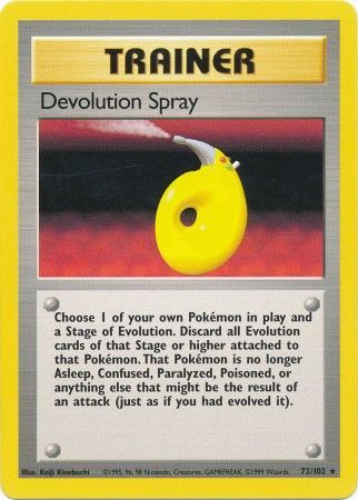 Devolution Spray (72/102) [Base Set Unlimited] | Galaxy Games LLC