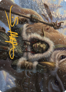 Owlbear Shepherd Art Card (Gold-Stamped Signature) [Commander Legends: Battle for Baldur's Gate Art Series] | Galaxy Games LLC