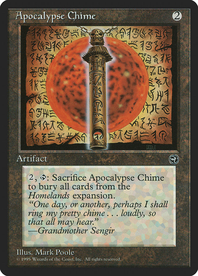 Apocalypse Chime [Homelands] | Galaxy Games LLC