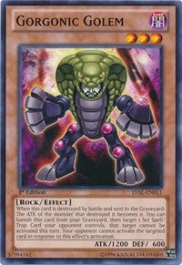 Gorgonic Golem [LVAL-EN011] Common | Galaxy Games LLC