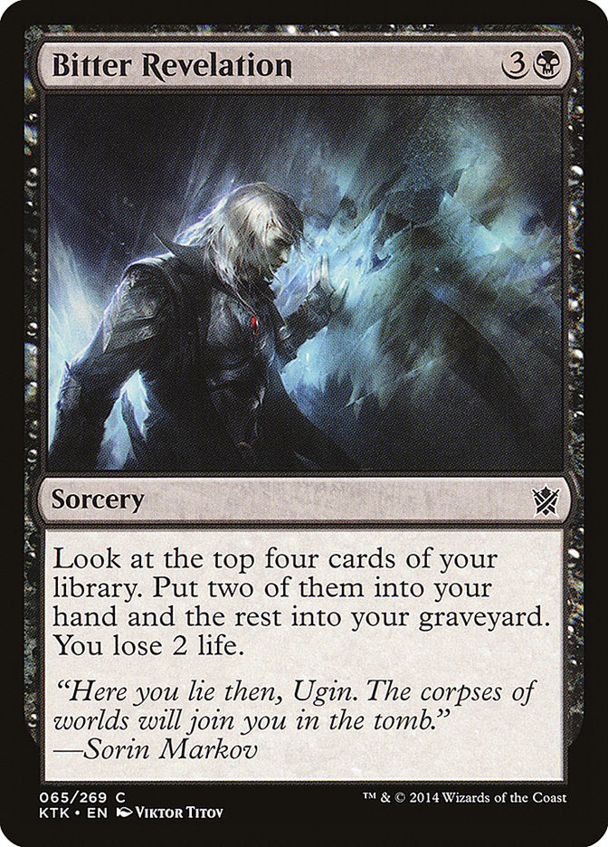 Bitter Revelation [Khans of Tarkir] | Galaxy Games LLC