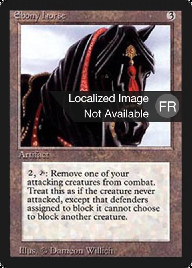 Ebony Horse [Foreign Black Border] | Galaxy Games LLC