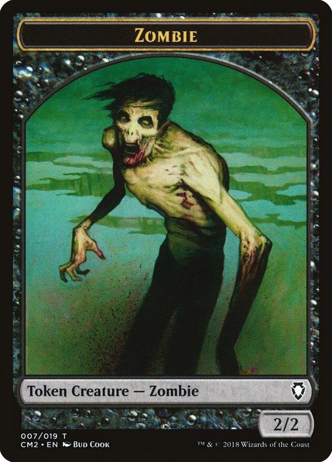 Zombie Token [Commander Anthology Volume II Tokens] | Galaxy Games LLC