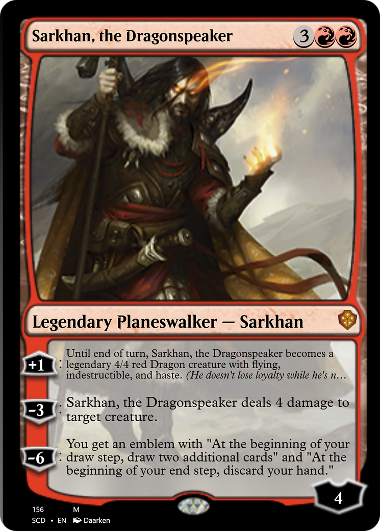 Sarkhan, the Dragonspeaker [Starter Commander Decks] | Galaxy Games LLC