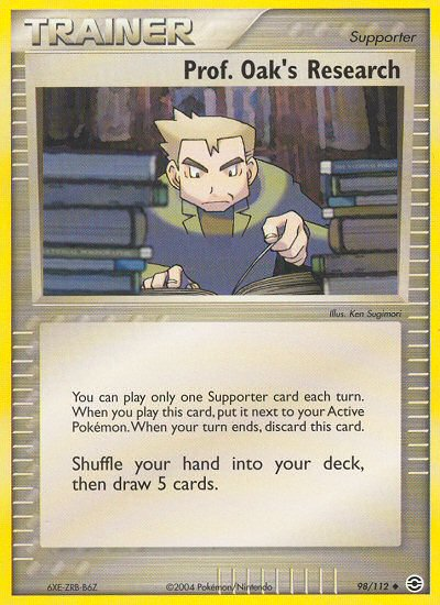 Prof. Oak's Research (98/112) [EX: FireRed & LeafGreen] | Galaxy Games LLC