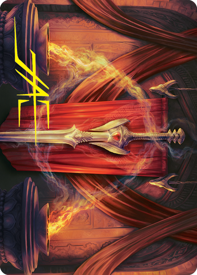 Ramosian Greatsword Art Card (Gold-Stamped Signature) [March of the Machine Art Series] | Galaxy Games LLC