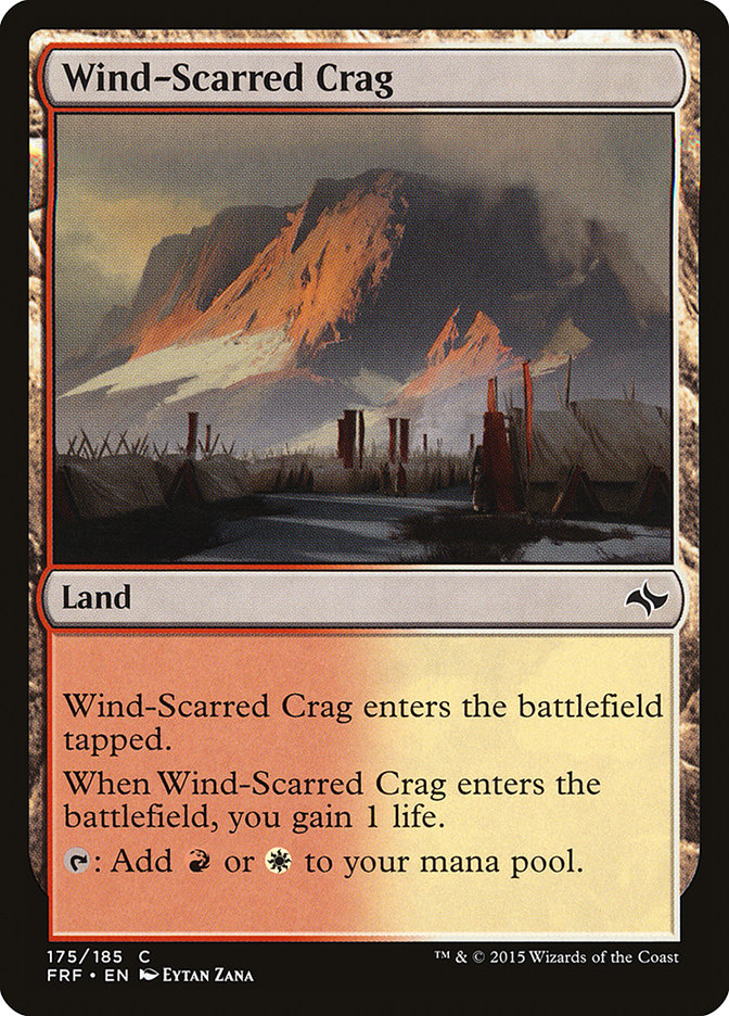 Wind-Scarred Crag [Fate Reforged] | Galaxy Games LLC