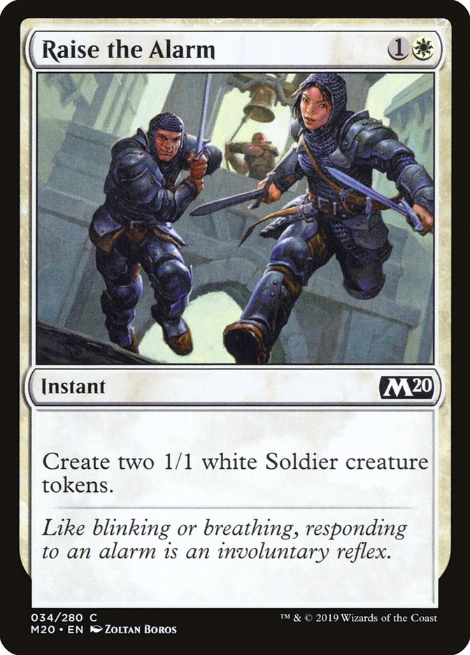 Raise the Alarm [Core Set 2020] | Galaxy Games LLC