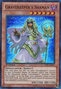 Gravekeeper's Shaman [LVAL-EN033] Super Rare | Galaxy Games LLC